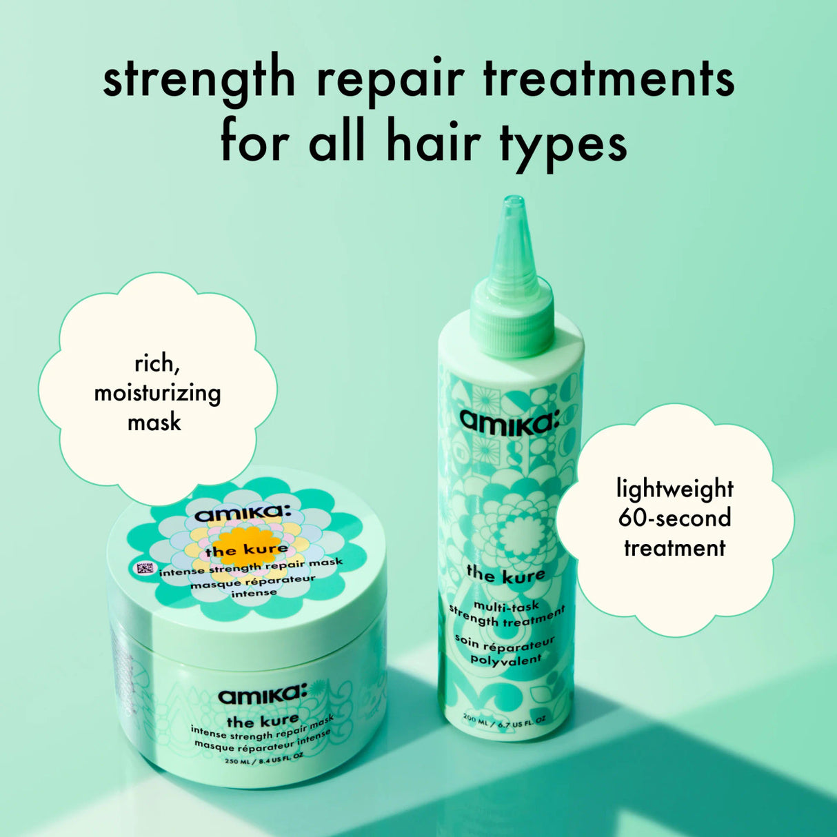 Amika The Kure Strength Repair Repair Mask 250ml
