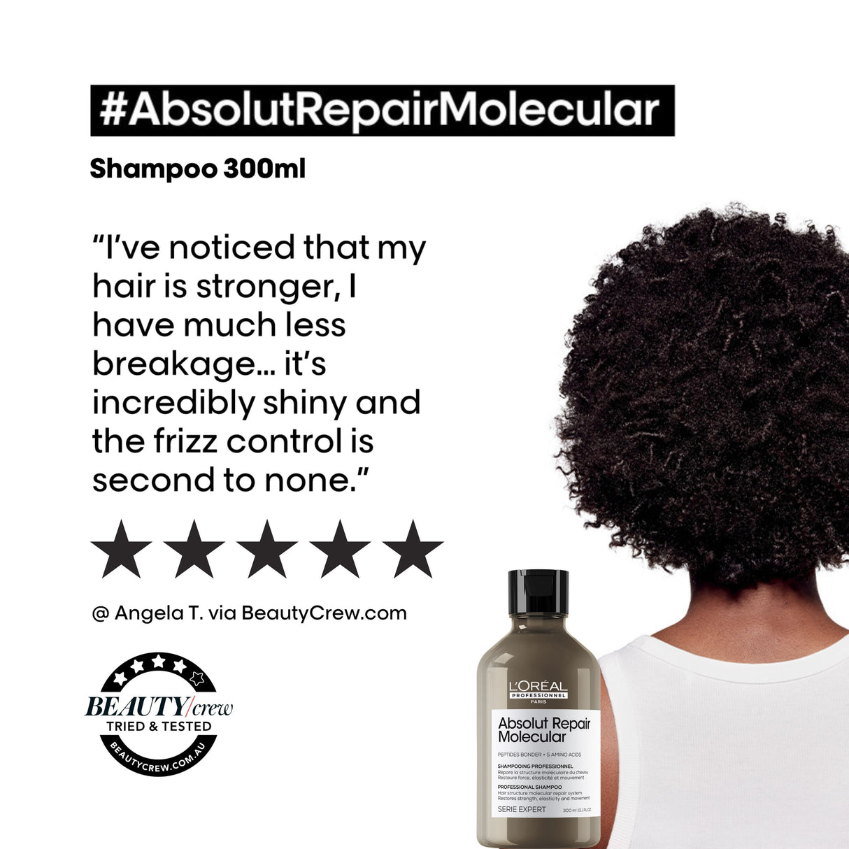 L'Oreal Professionnel Absolut Repair Molecular Shampoo 300ml