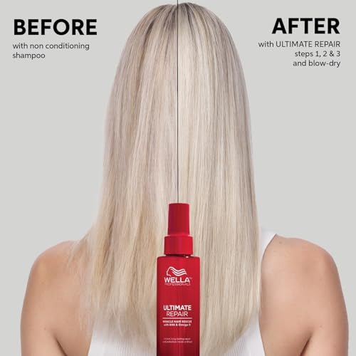 Wella Professionals Ultimate Repair Trio set - Shampoo 250ml, Mask 150ml, Miracle Hair Rescue 30ml - Limited Edition|B0F26NZYYD