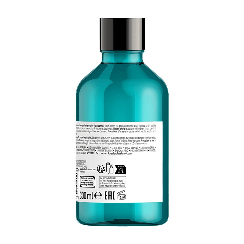 L'Oreal Professionnel Scalp Advanced Anti-Oiliness Dermo-Purifier Shampoo 300ml - Price Attack