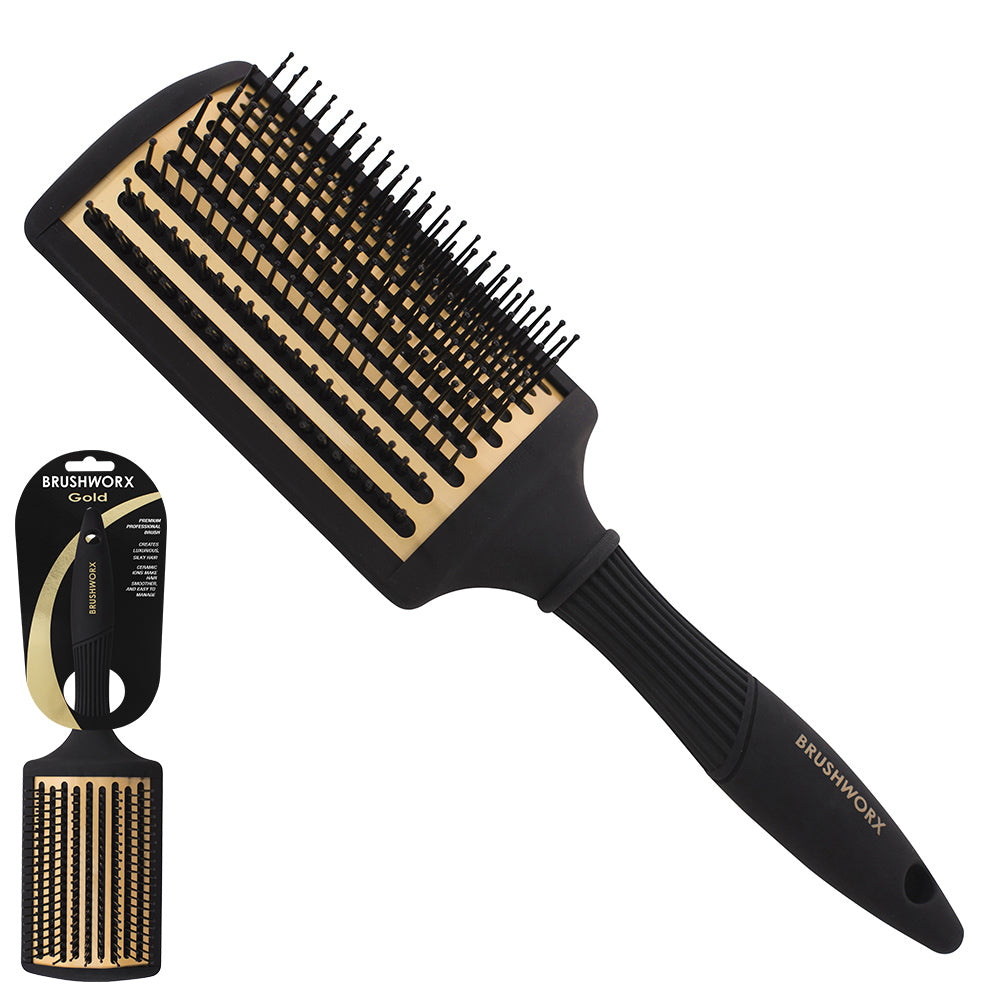 Brushworx Gold Series Paddle Nylon
