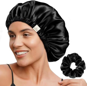 YANIBEST Satin Silk Adjustable Hair Bonnet for Sleeping, Curly Natural Hair|B09MCM2Z5S