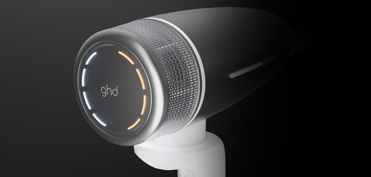 NEW GHD SPEED IONIC HAIR DRYER IN SILVER WHITE