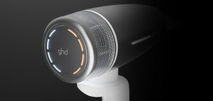 NEW GHD SPEED IONIC HAIR DRYER IN SILVER WHITE
