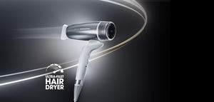 NEW GHD SPEED IONIC HAIR DRYER IN SILVER WHITE