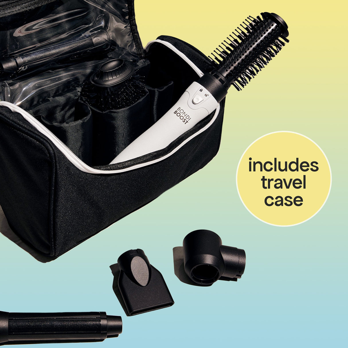 includes travel case 