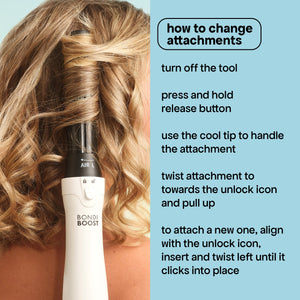 how to change the attachments 