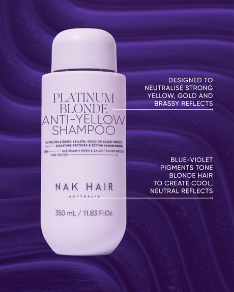 NAK Platinum Blonde Anti-Yellow Shampoo