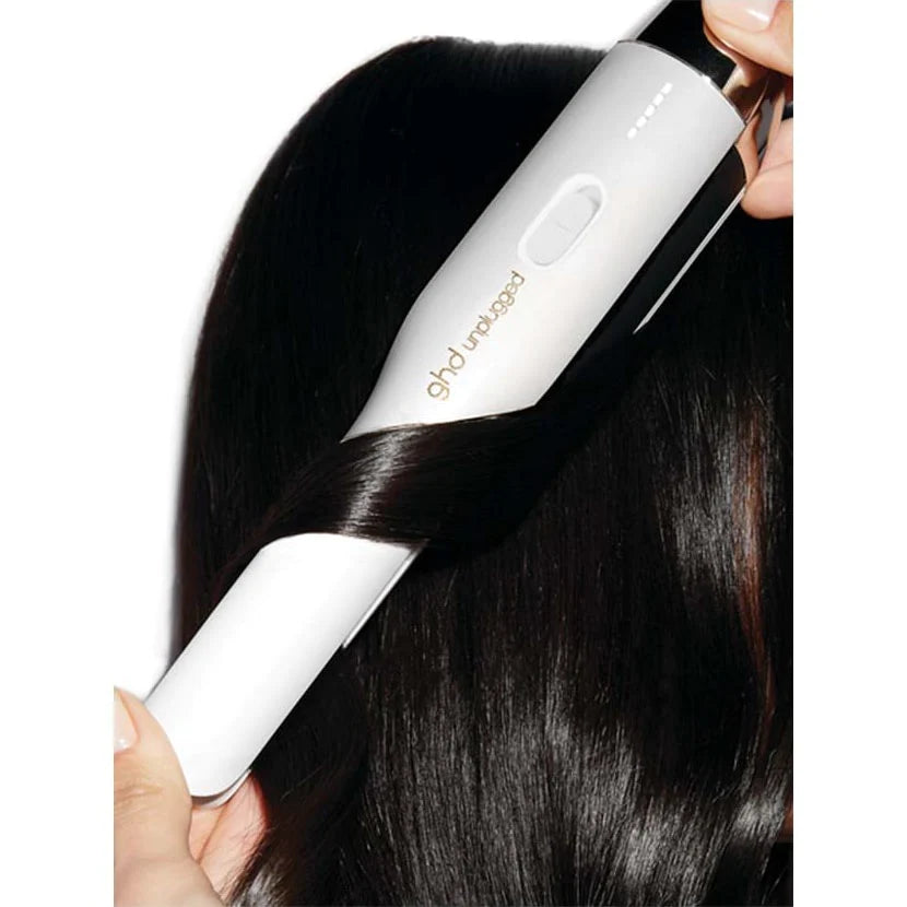 GHD Unplugged Cordless Styler in Matte White