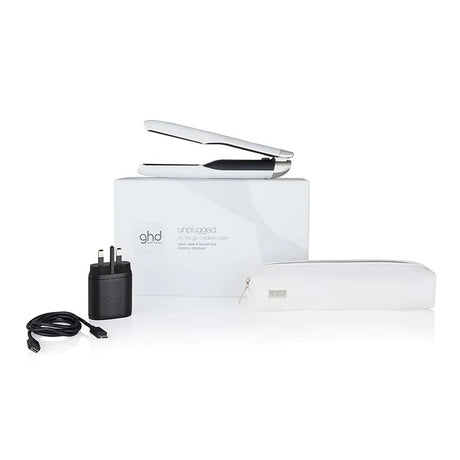 GHD Unplugged Cordless Styler in Matte White